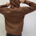 felpa con tasca frontale senza zip comfort